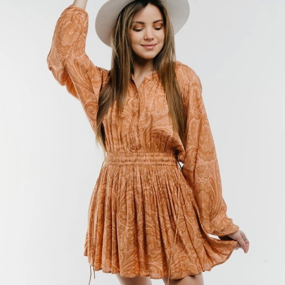 Amuse Society Long Sleeve Dress